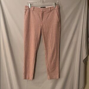 Banana Republic Pink Striped Capris